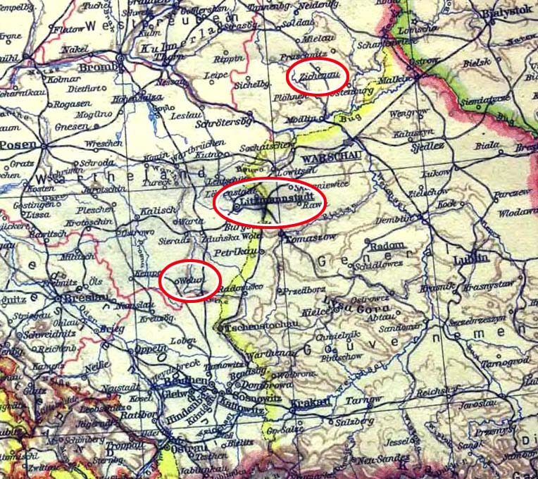 Карта: Политическое устройство Великого немецкого государства (вырезка). Soldaten-Atlas, 1941
